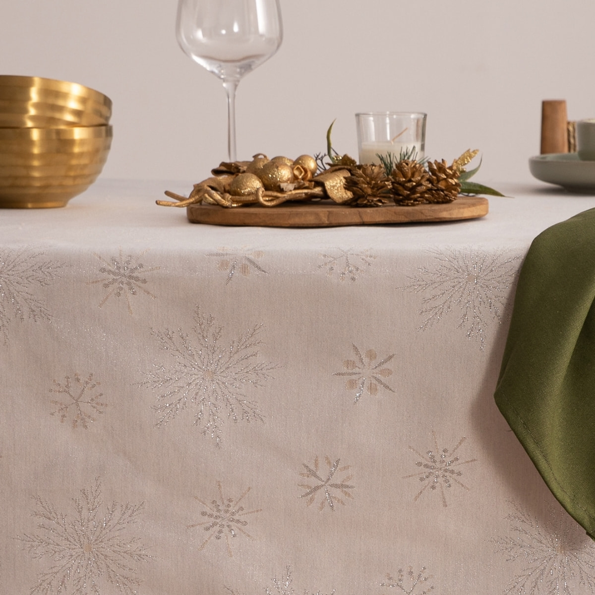 Mantel antimanchas GLORY PLATA