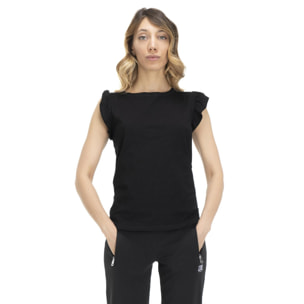 Camiseta mujer volantes Earth Tones