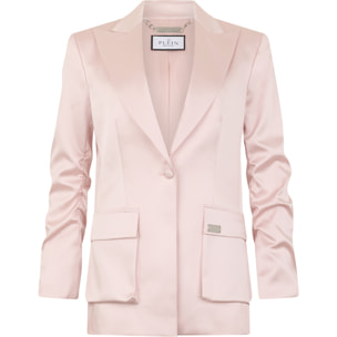 PHILIPP PLEIN Satin Cargo Fit Blazer