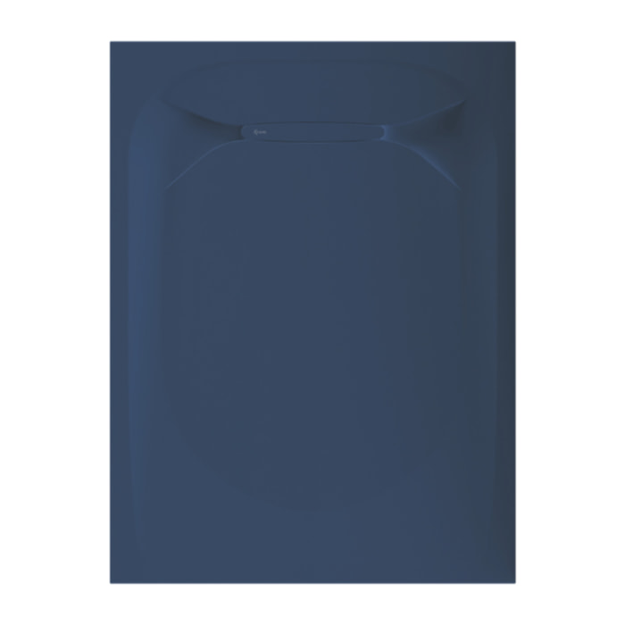 Receveur de douche KINEDO Kinediva extra-plat 90x90 Bleu marine