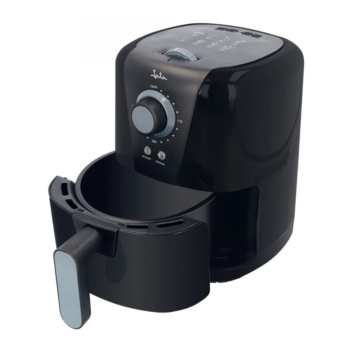 Freidora de aire JATA JEFR1221 de 1,5 litros. Temperatura hasta 200º. Con temporizador