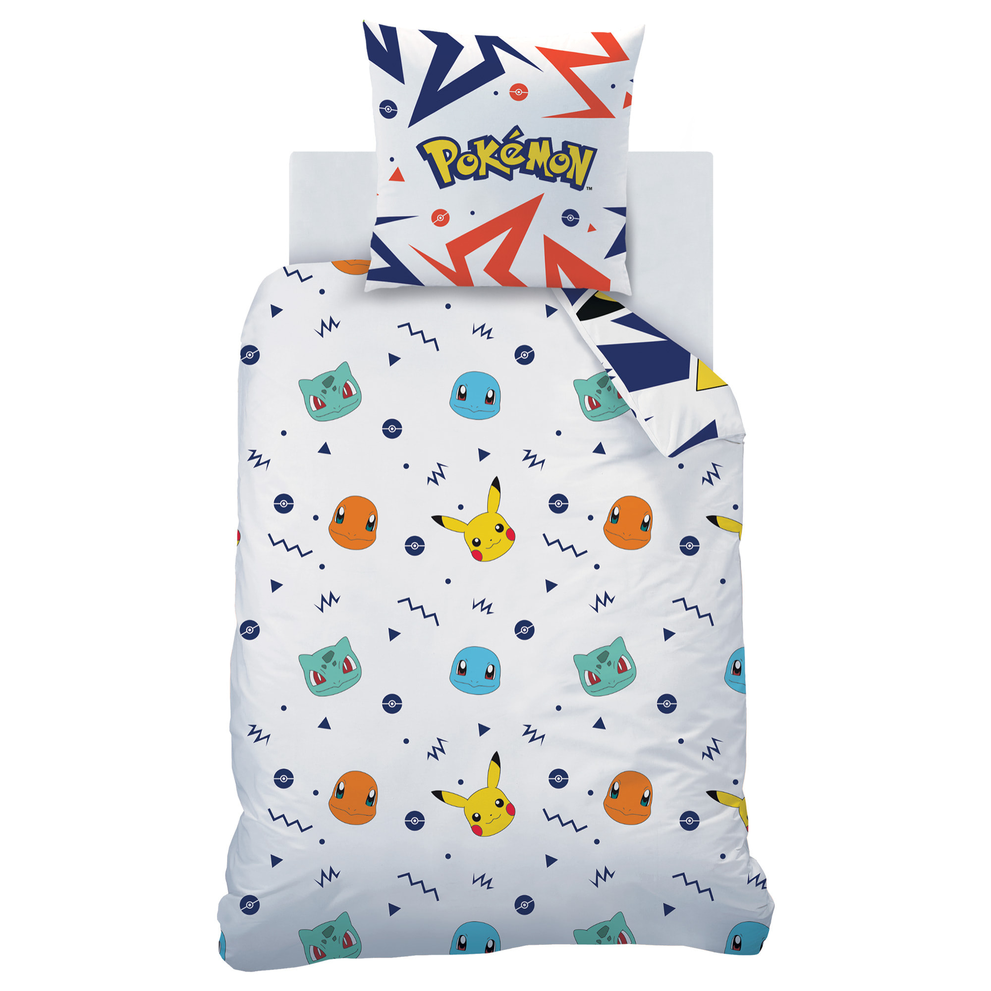 Parure de lit imprimée 100% coton, POKEMON ZIGGY