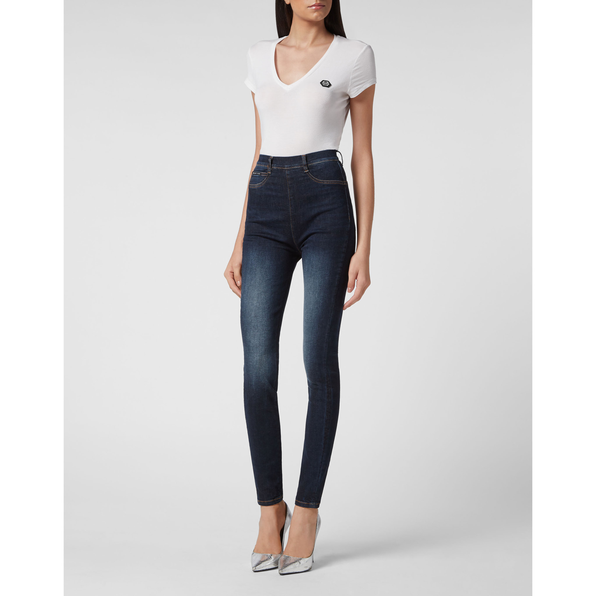 PHILIPP PLEIN Super High Waist Jegging