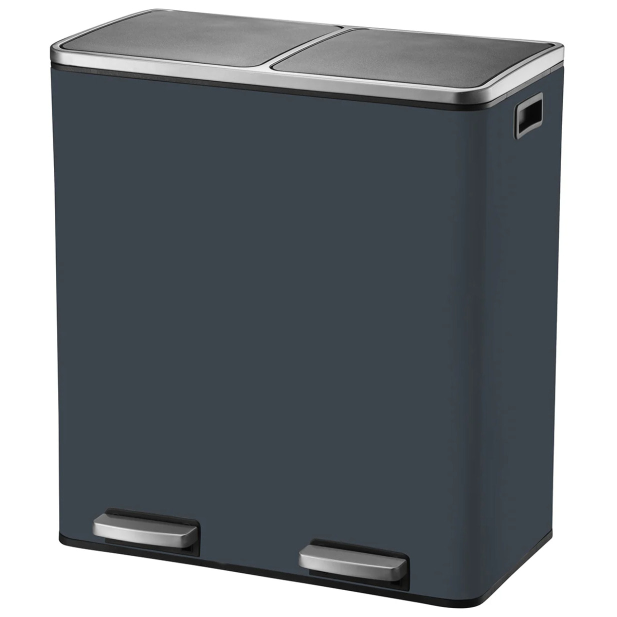 Poubelle pédale tri sélectif MAJOR gris 60L