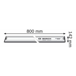 Rail de guidage 800 mm FSN 800 BOSCH - 1600Z00005