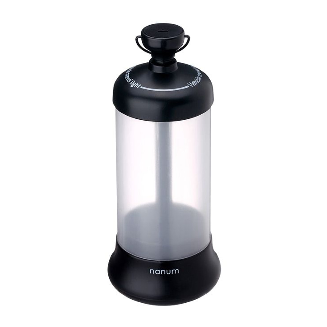 Lanterne portable LED de voyage noir Herzberg HG5049-BLK