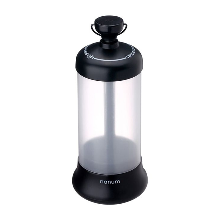 Lanterne portable LED de voyage noir Herzberg HG5049-BLK