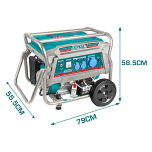 Generatore di Corrente Carrellato - 6,5 Kw