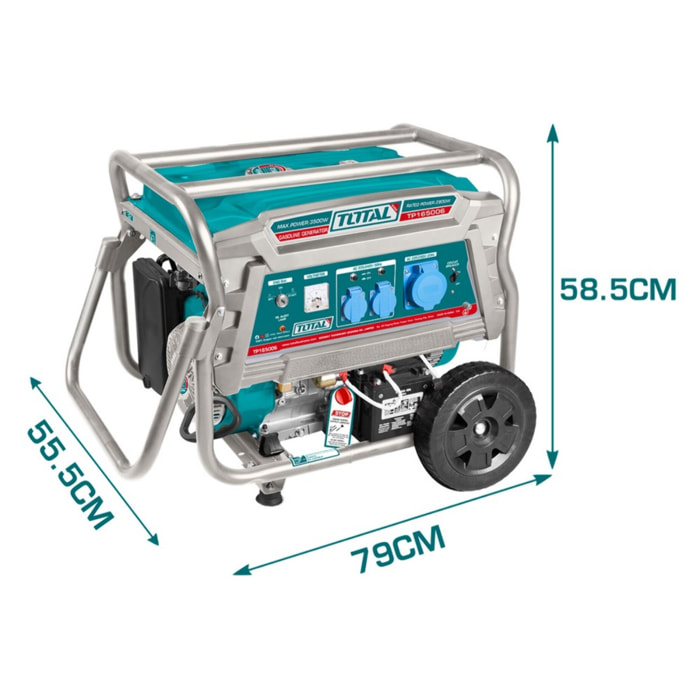 Generatore di Corrente Carrellato - 6,5 Kw