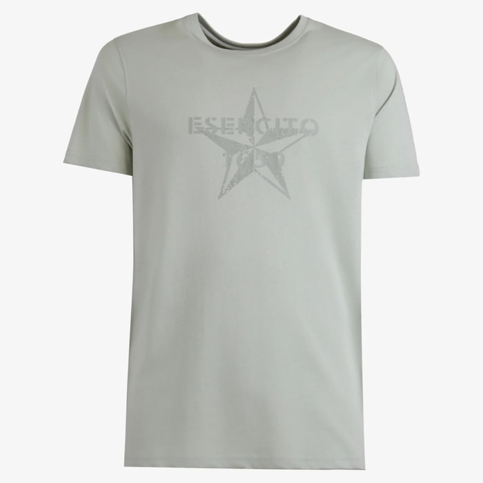 T-shirt Esercito verde in cotone uomo