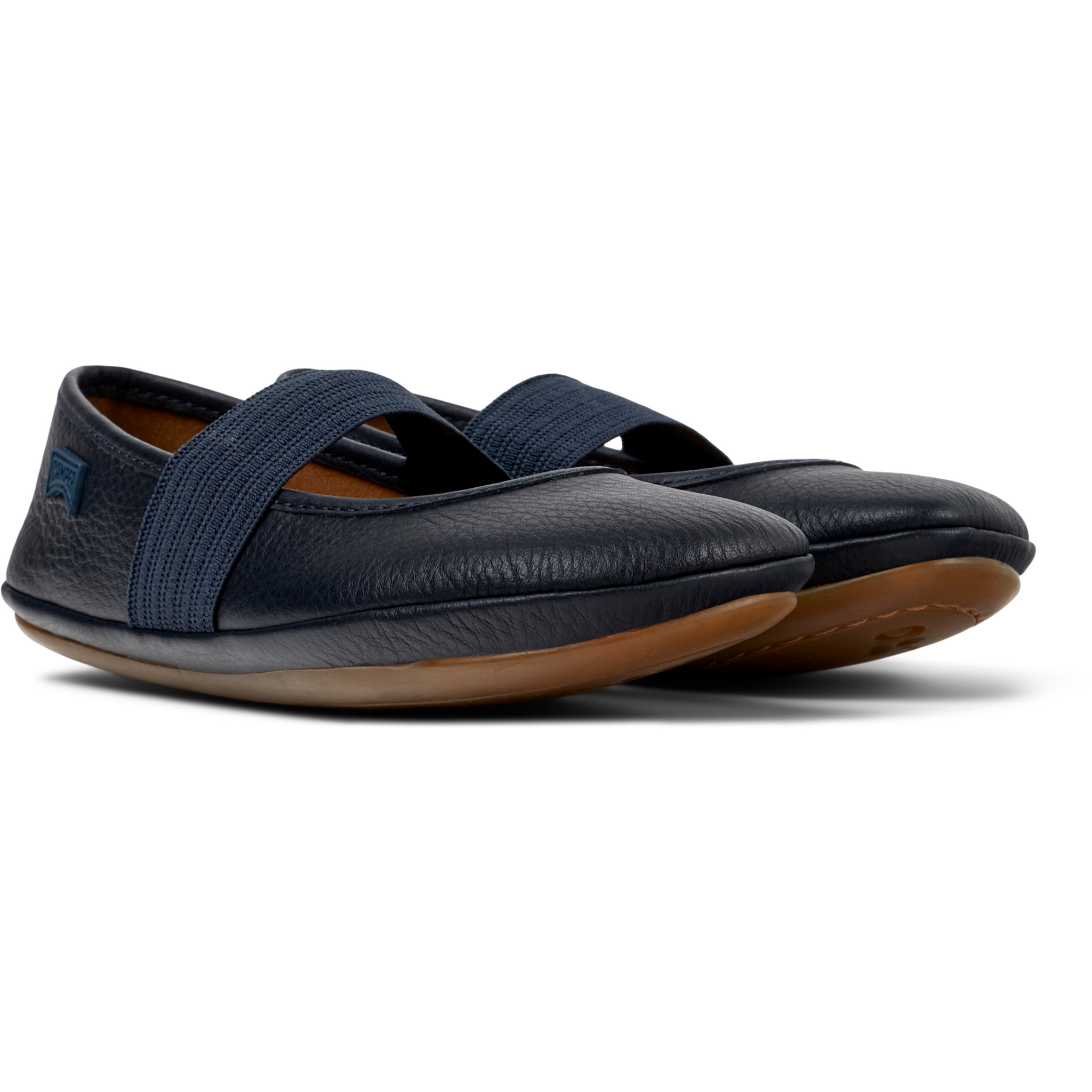 Bailarinas - CAMPER Right - Azul - Cuero liso