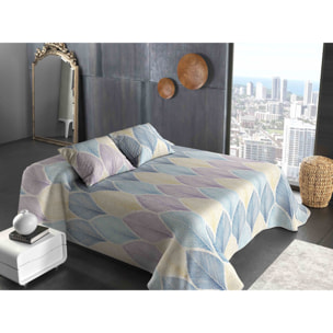 Colcha estampada reversible Sao