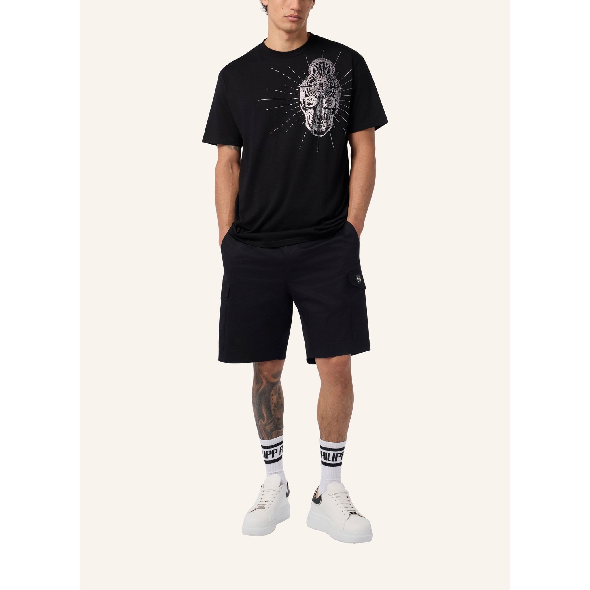 PHILIPP PLEIN Maglietta girocollo Ss SKULL