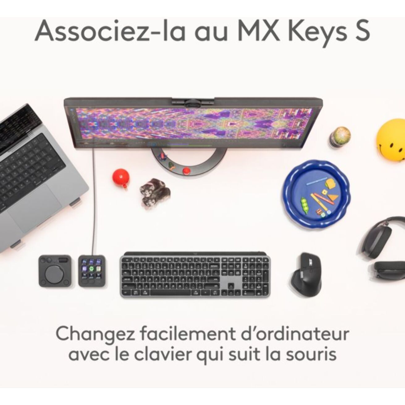 Souris sans fil rechargeable LOGITECH Souris sans fil rechargeable LOGITECH MX Master 4 graphite + 2 mois Adobe