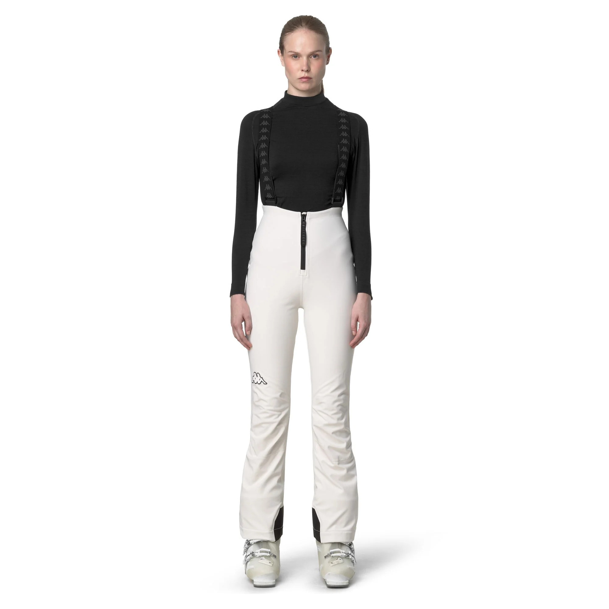 Kappa - Pantaloni Donna Bianco - 8Cento 846
