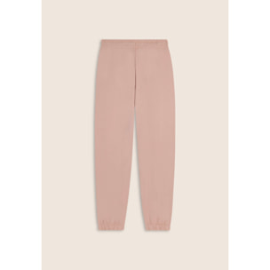 Pantaloni in French Terry modal con elastico sul fondo