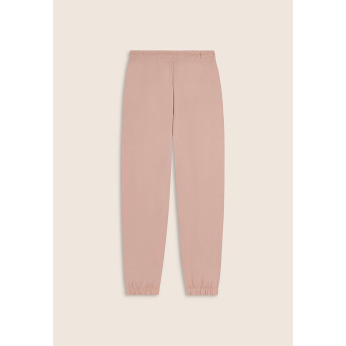 Pantaloni in French Terry modal con elastico sul fondo