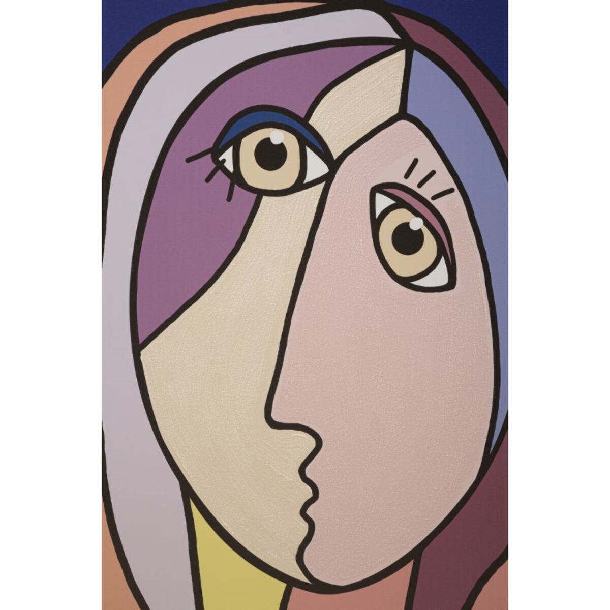 SPAMPA DIPINTA DOUBLE FACES LARGE -B- CM 80X3X120