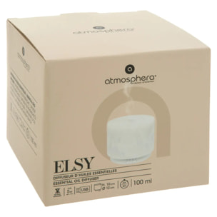 Diffuseur huiles essentielles "Elsy" marbre 100ml