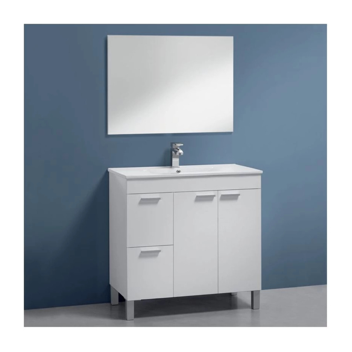 Mueble de baño Aktiva Blanco Brillo