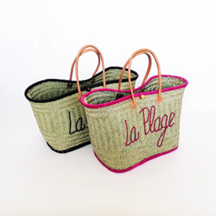 Panier artisanal de Madagascar - Pasika GM Vert Anis
