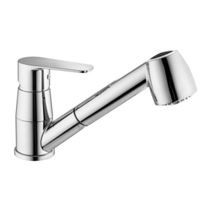 Project mitigeur avec douchette extractible, chrome (SATBSPRO283)