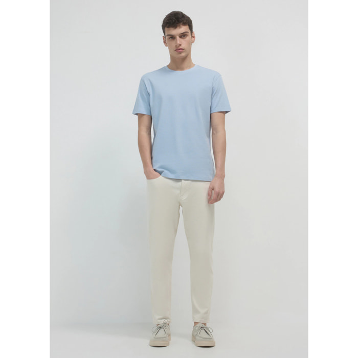 T-shirt tessuto lavorato