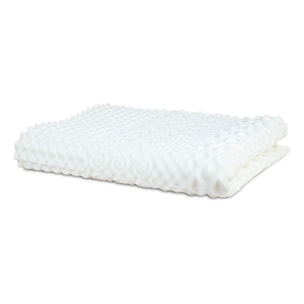 Surmatelas Nuage, 4 cm, Mémoire de Forme Haute Densité, 7 Zones de Confort, Bonne Indépendance de Couchage, Fabrication Française