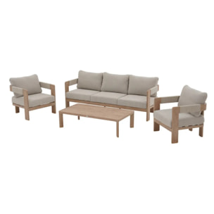 Salon de jardin Oryna 5 places miel