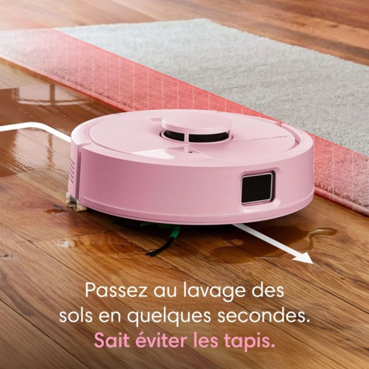 Robot Aspirateur Laveur IROBOT Roomba Mini Rose F155640
