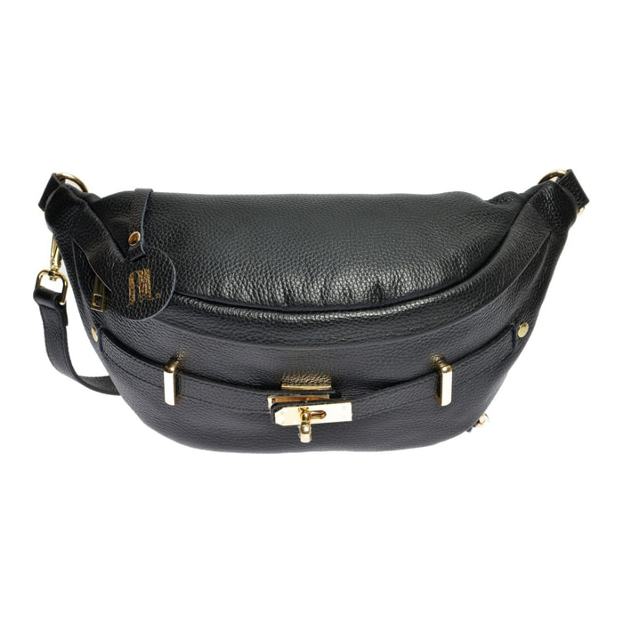 Borsa a spalla Anna Luchini Nero