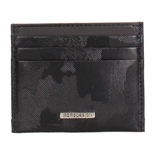 Porta carte uomo in vera pelle - Modello Rexon Plus - Casual - 7.8 x 9.7 x 0.3 cm