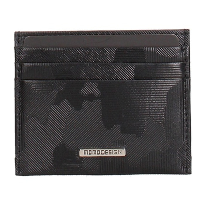 Porta carte uomo in vera pelle - Modello Rexon Plus - Casual - 7.8 x 9.7 x 0.3 cm
