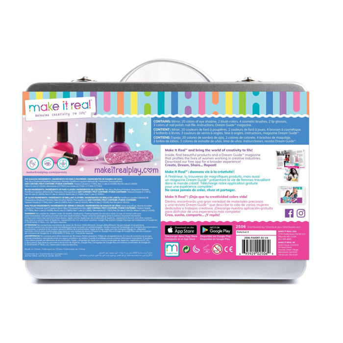 Cofanetto Deluxe Trucchi in Metallo