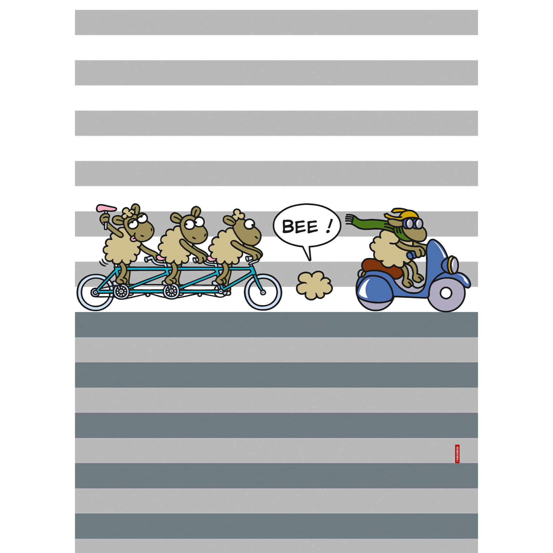 Funda Nórdica Tandem Scooter - 100% algodón - 150 hilos