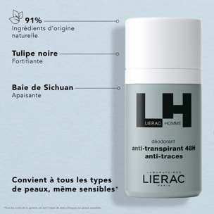 Lierac Homme - Coffret Fluide Anti-Âge Global 50ml + Déodorant 50ml