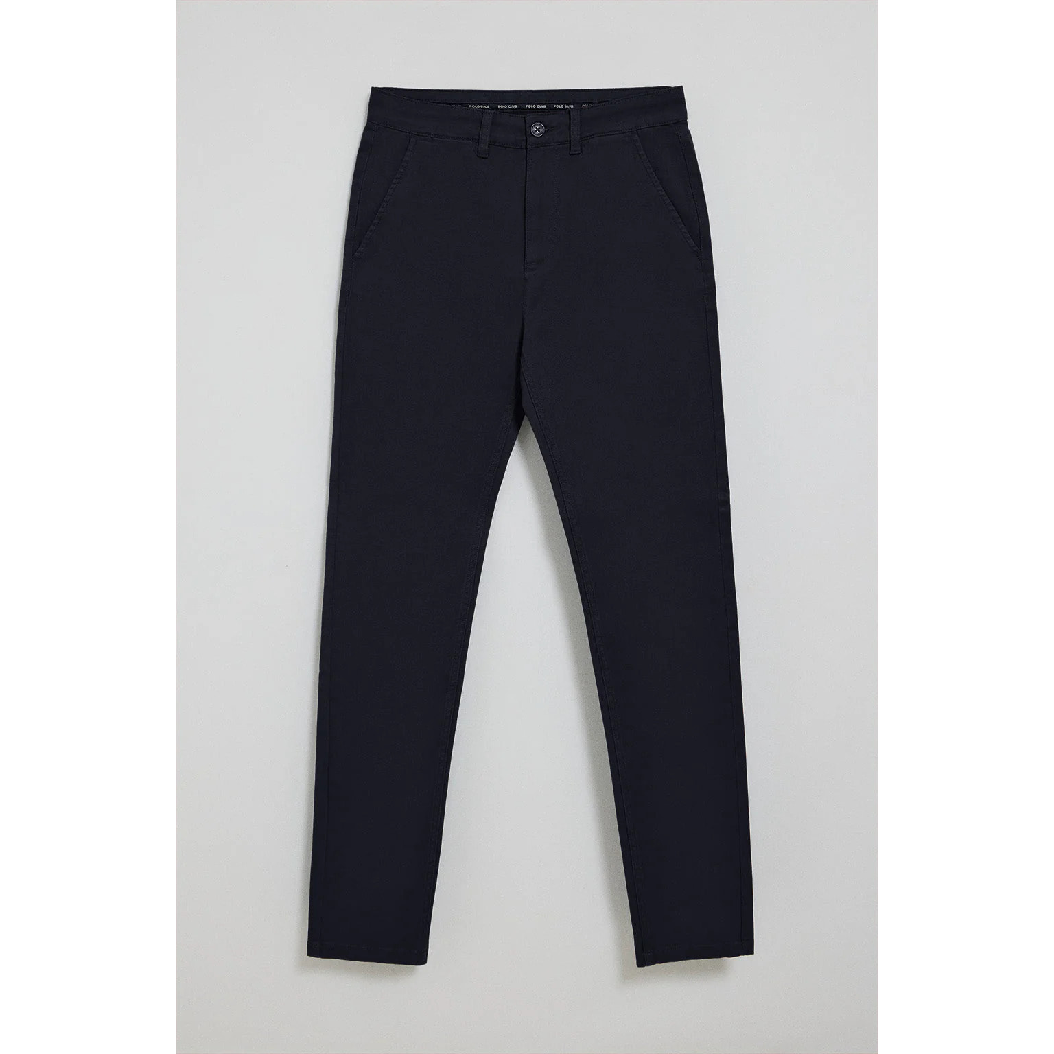 Pantaloni chino slim Moore blu marino