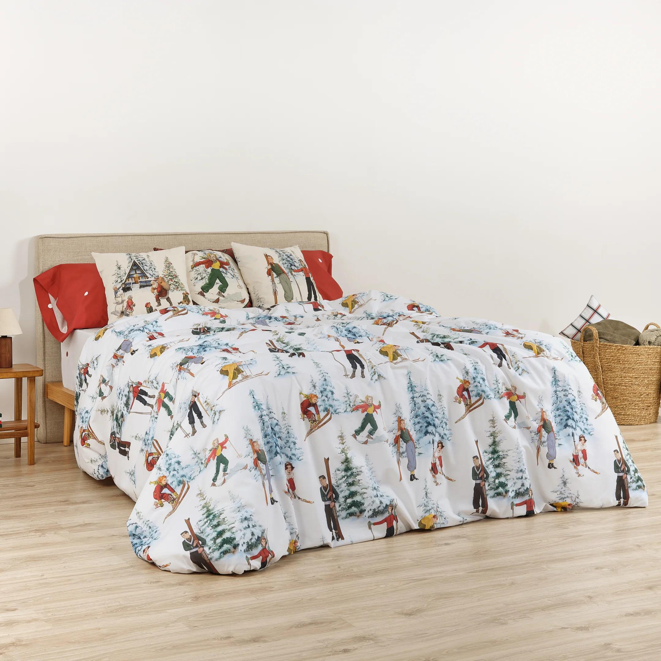 Housse de couette avec clics 100% coton Laponia 58