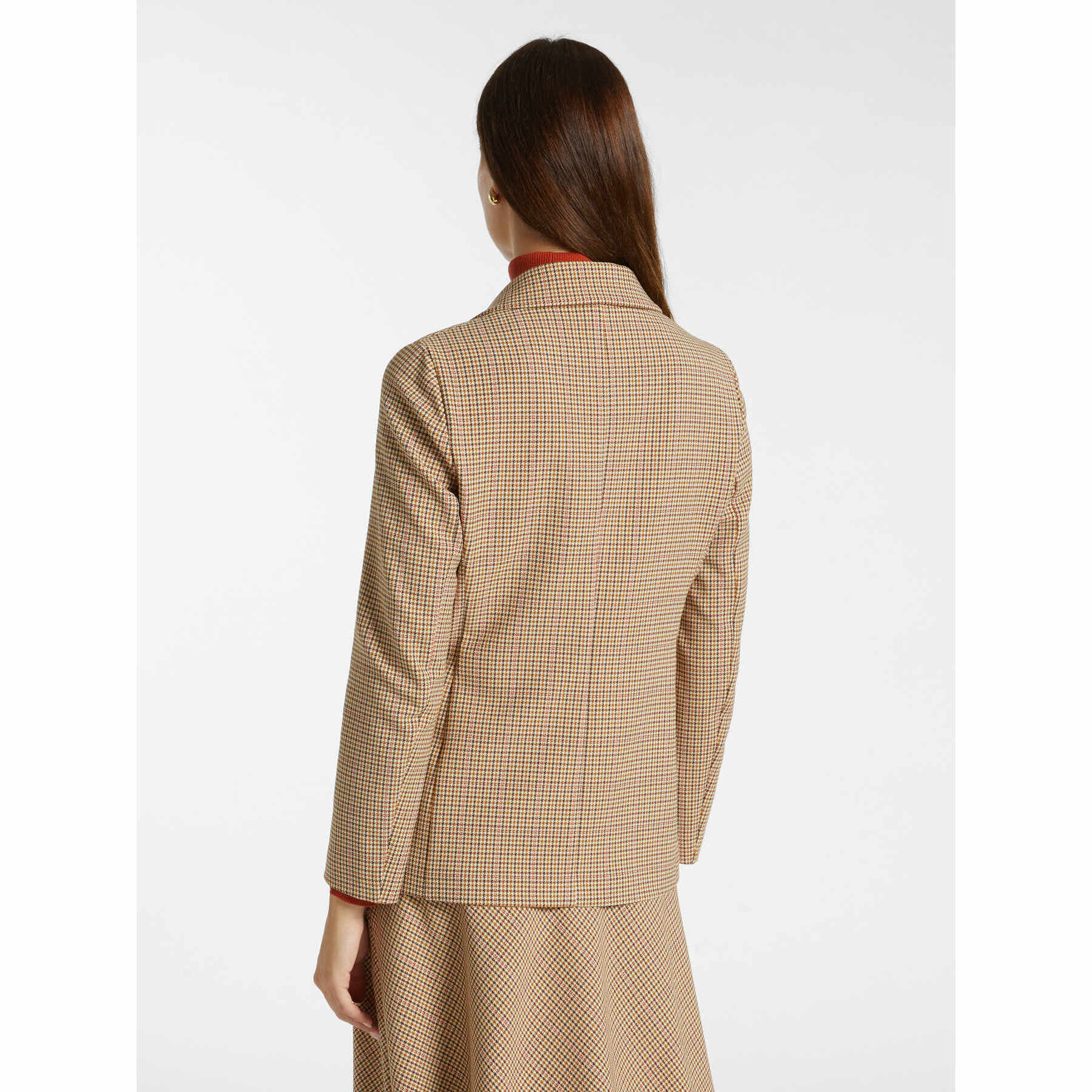 Elena Mirò - Blazer fantasia checks - Beige