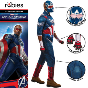 DISFRAZ CAPITAN AMERICA BNW DELUXE AD
