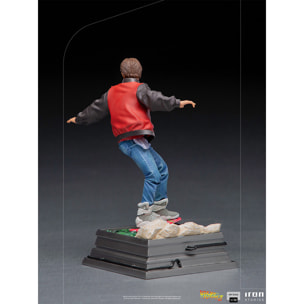 Ritorno al Futuro 2 Figura Marty Mcfly Hoverboard 20 cm Iron Studios