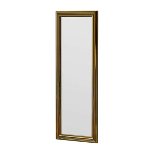 Specchio Dpresicc, Specchiera, Articolo d'arredo a muro, Decorazione con specchio, 40x3h105 cm, Oro