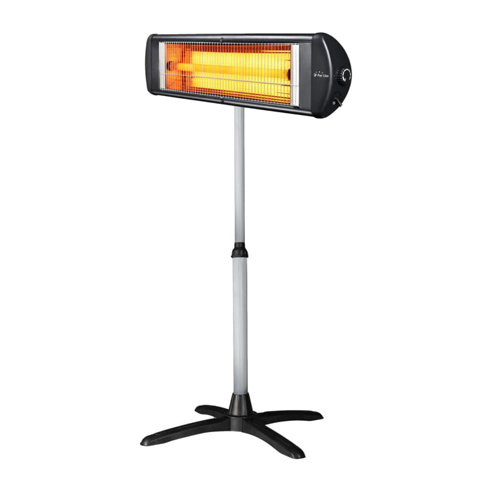 Chauffage halogène 2500W intérieur ou extérieur