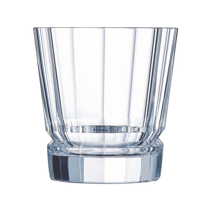 6 verres à eau 32cl Macassar - Cristal d'Arques - Verre ultra transparent au design vintage