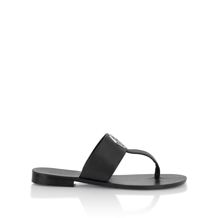 PHILIPP PLEIN Sandalias planas HEXAGON