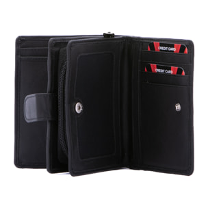 Portafoglio  da donna ecopelle Prodotto Vegano 13x9,5x4 cm