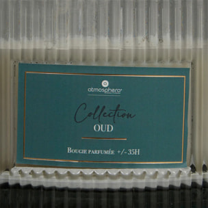 Bougie parfumée Albie 635g pot verre oud