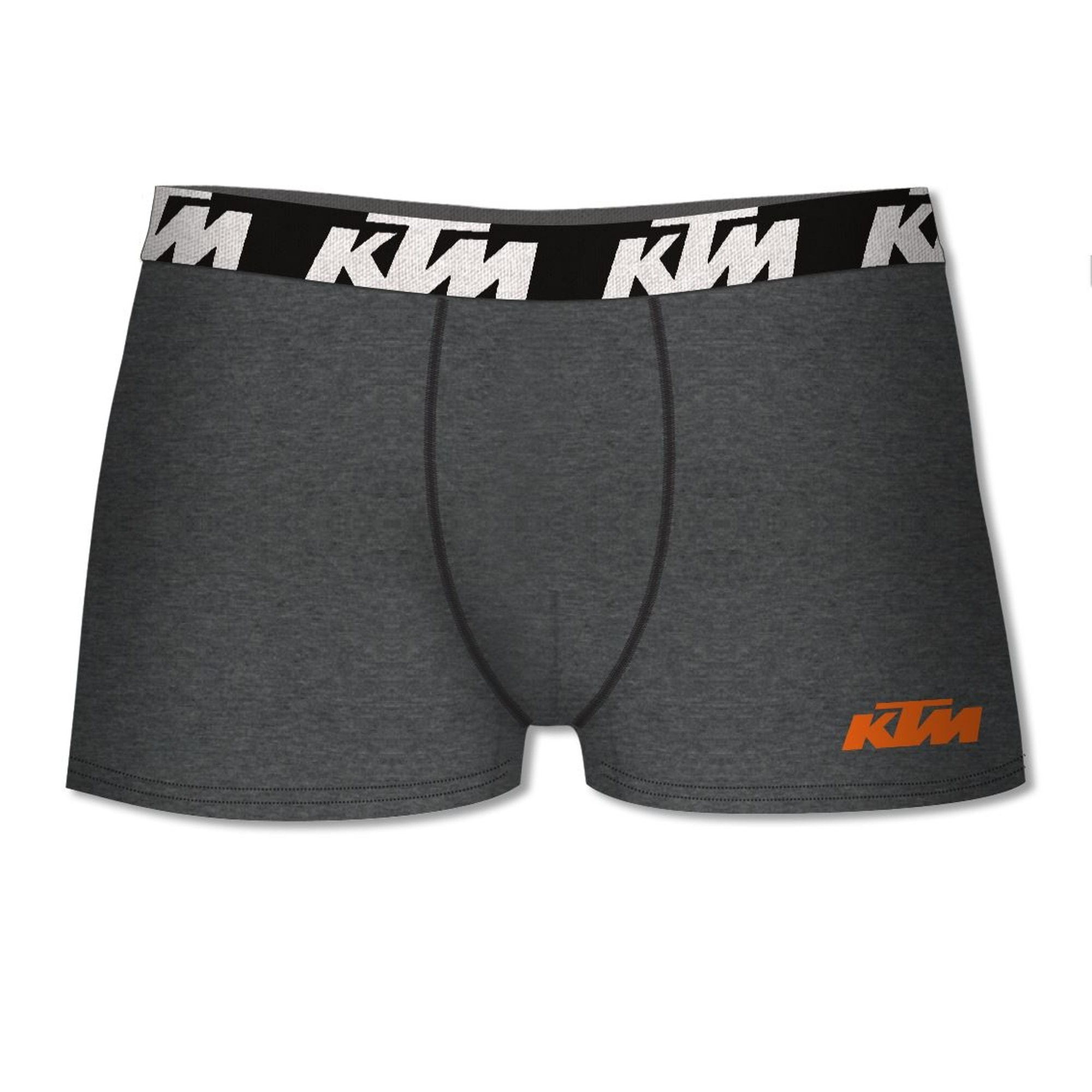 Set de 4 calzoncillos bóxer ktm  naranja y gris oscuro