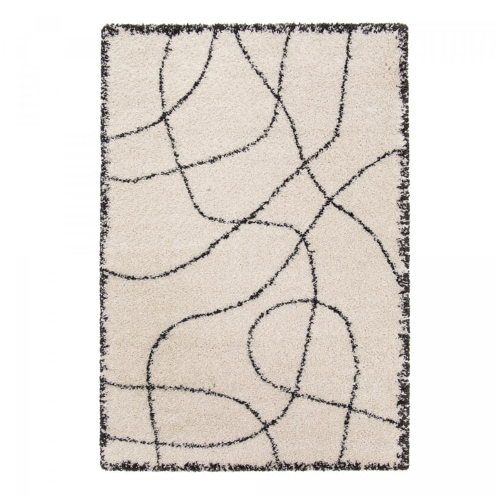 Tapis shaggy tissé motif berbère VAJI