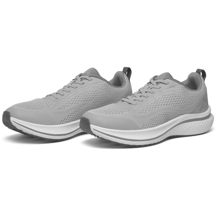 Kappa - Sneakers Uomo Donna Grigio - Logo Malking